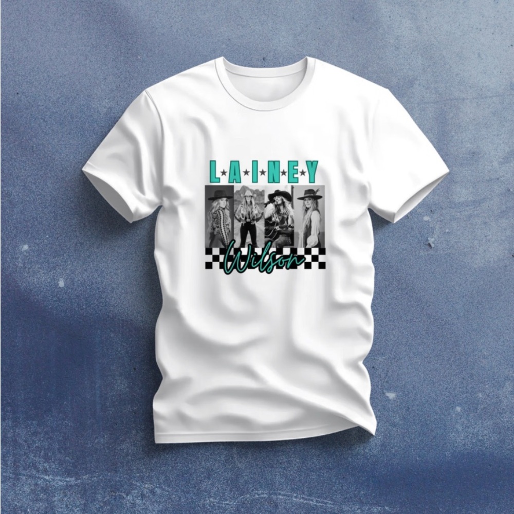 Lainey Wilson 100% Unisex Cotton T-shirt DTF Print